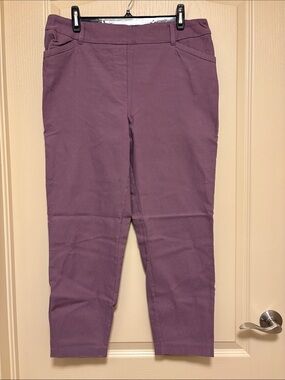 Reitmans Plum High-Rise Pull-On Pants